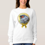 Black Palm Cockatoo Realistic Painting Sweatshirt