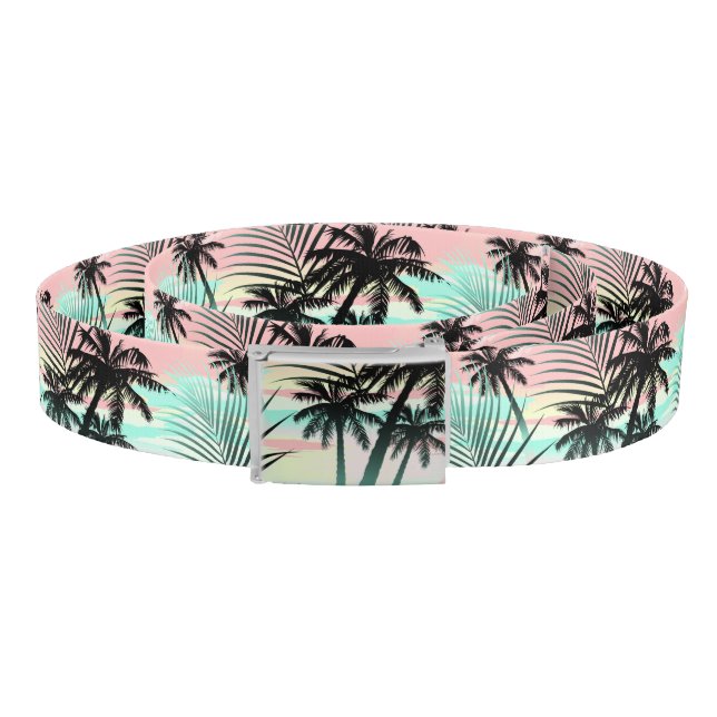 Black palms at sunset belt (Coil)