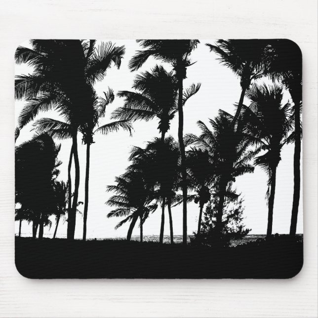 Black Palms Mousepad (Front)