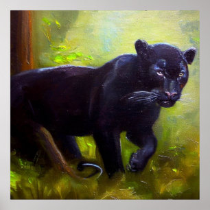 Black Panther (10) Wild Cat  Poster