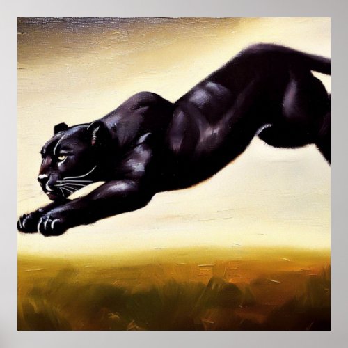 Black Panther 1 Wild Cat  Poster