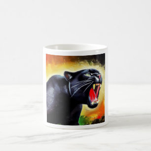 Black Panther (7) Wild Cat Coffee Mug