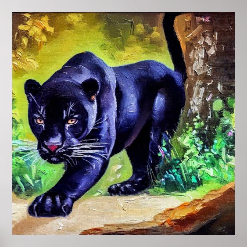 Black Panther 8 Wild Cat  Poster