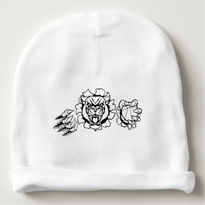 Black Panther Basketball Mascot Baby Beanie