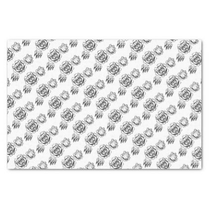 Black Panther Basketball Mascot Tissue Paper