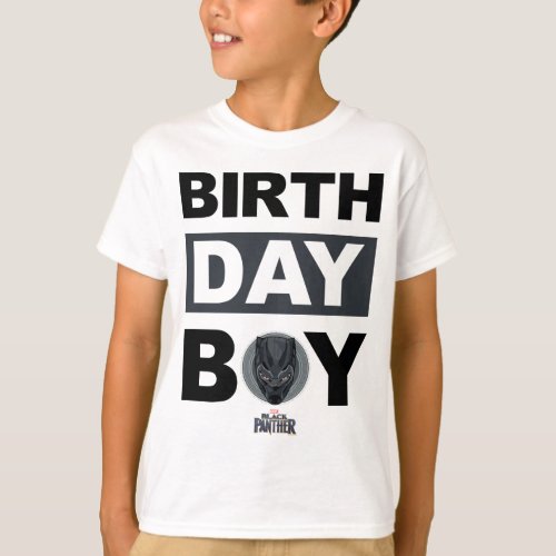 Black Panther  Birthday Boy _ Name  Age T_Shirt