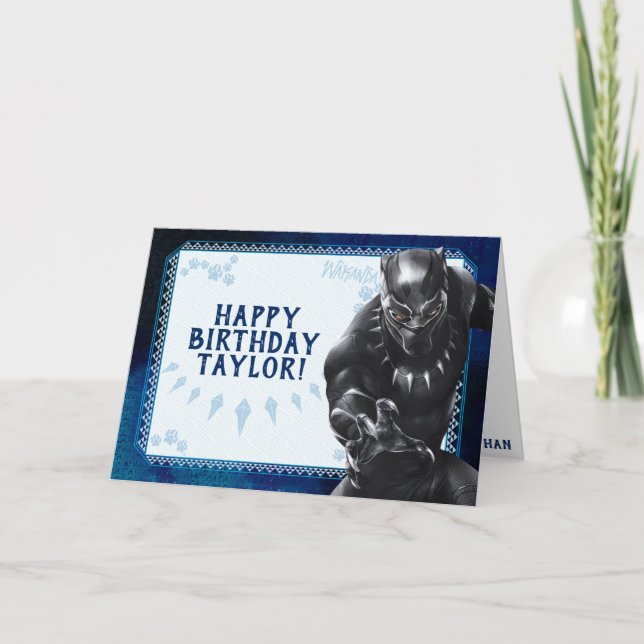 Black Panther | Birthday Card (Front)