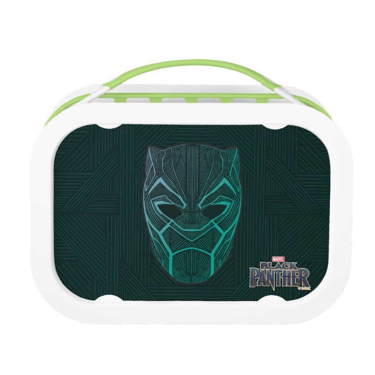 Black Panther Black Panther Etched Mask Lunch Box Zazzle