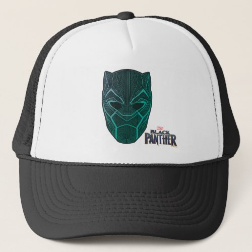 Black Panther  Black Panther Etched Mask Trucker Hat