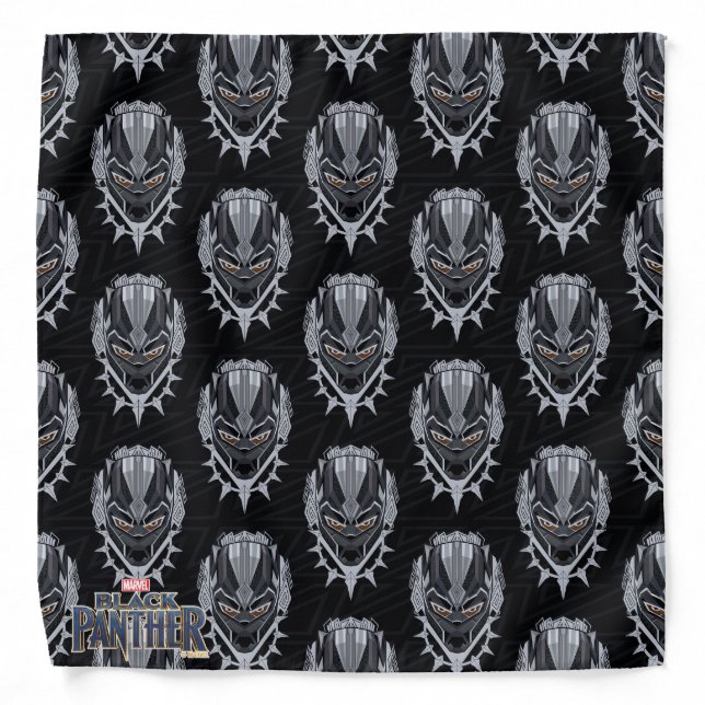Black Panther | Black Panther Head Emblem Bandana (Front)