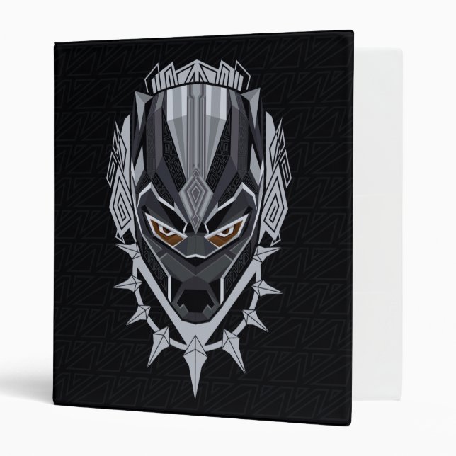 Black Panther | Black Panther Head Emblem Binder (Front/Inside)