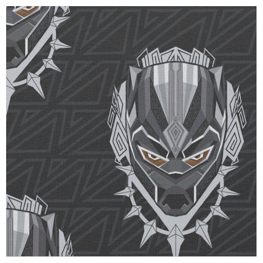 Black Panther | Black Panther Head Emblem Fabric
