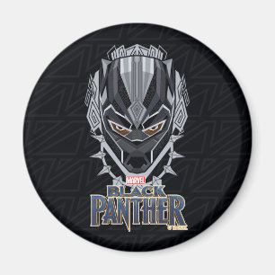 Black Panther Black Panther Head Emblem Magnet