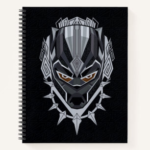 Black Panther   Black Panther Head Emblem Notebook