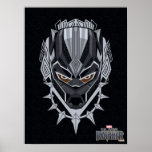 Black Panther | Black Panther Head Emblem Poster