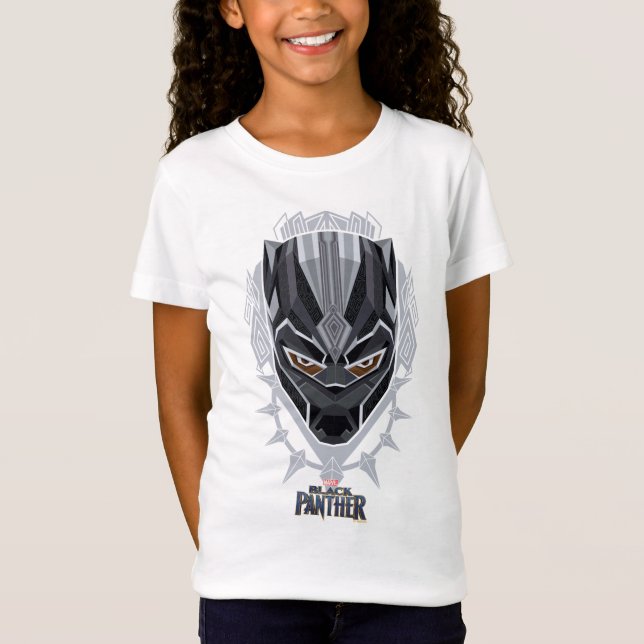 Black Panther | Black Panther Head Emblem T-Shirt (Front)