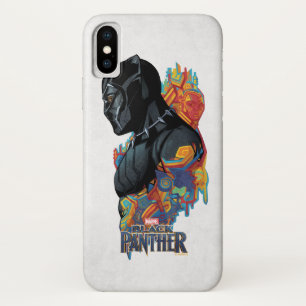Black Panther   Black Panther Tribal Graffiti iPhone X Case