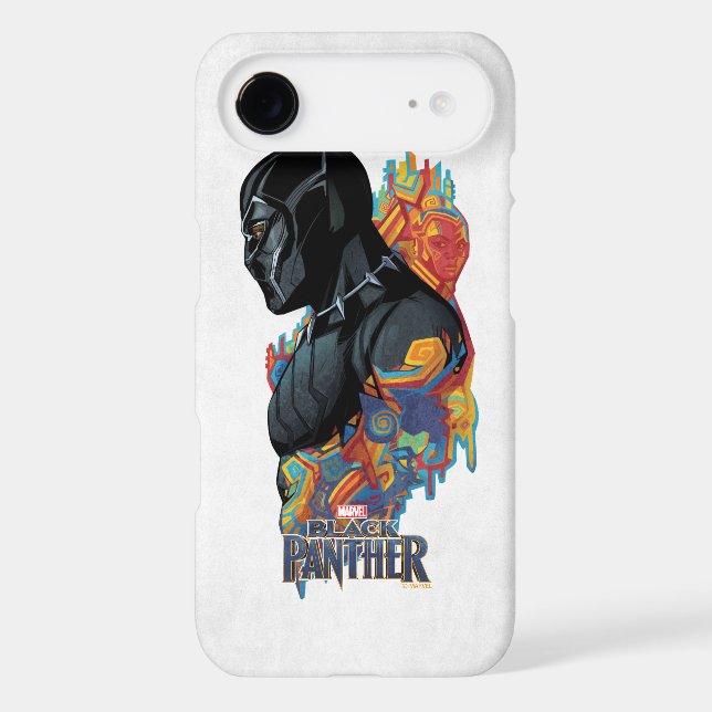 Black Panther | Black Panther Tribal Graffiti Case-Mate iPhone Case (Back)