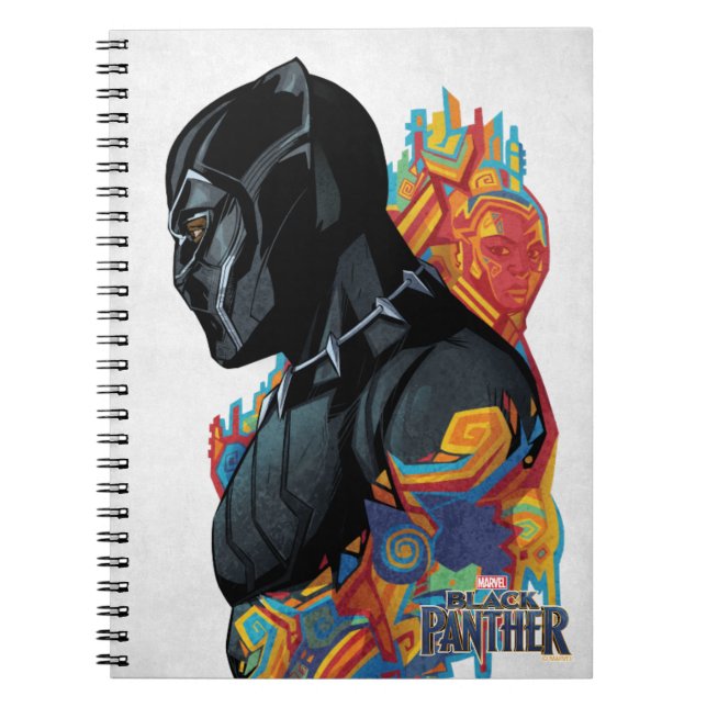 Black Panther | Black Panther Tribal Graffiti Notebook (Front)