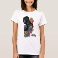 Black Panther | Black Panther Tribal Graffiti T-Shirt