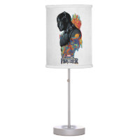Black Panther | Black Panther Tribal Graffiti Table Lamp