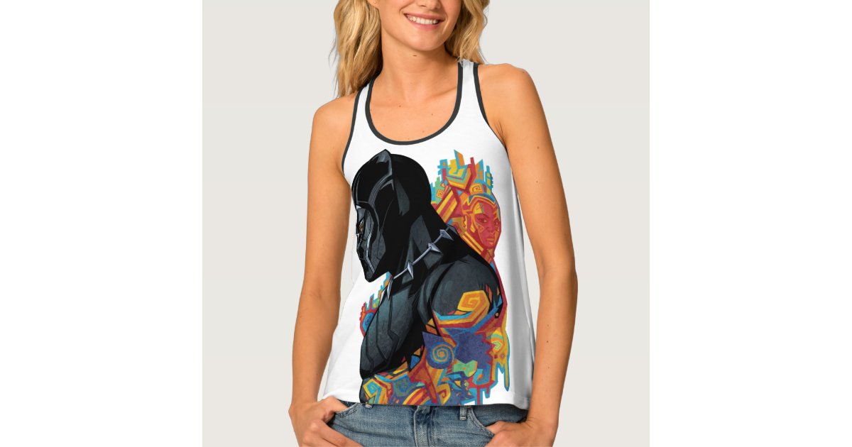 Black Panther Black Panther Tribal Graffiti Tank Top Zazzle Com