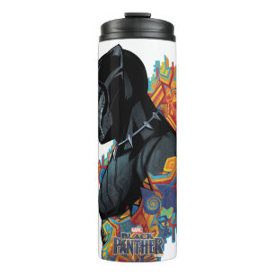 Black Panther Black Panther Tribal Graffiti Thermal Tumbler