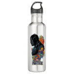 Black Panther | Black Panther Tribal Graffiti Water Bottle