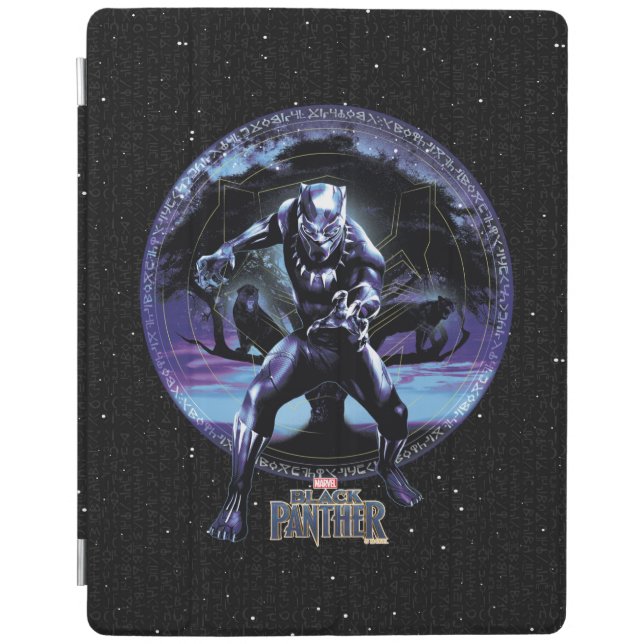 Black Panther | Black Panthers In Wawa Tree iPad Pro Cover (Front)