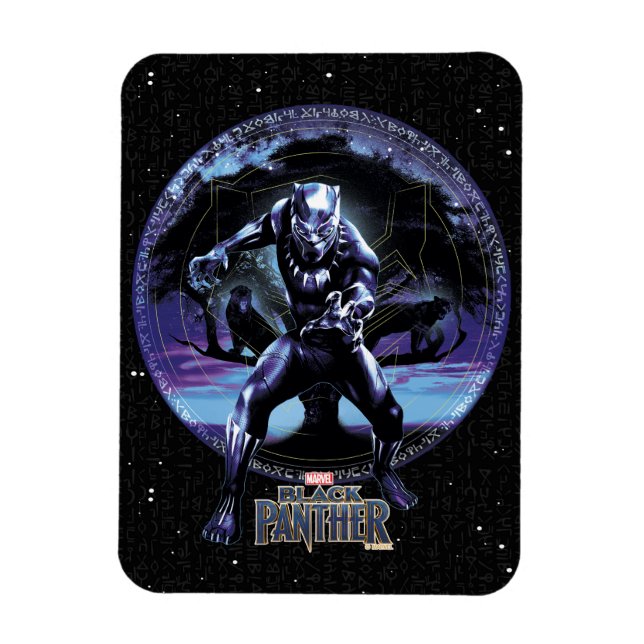 Black Panther | Black Panthers In Wawa Tree Magnet (Vertical)