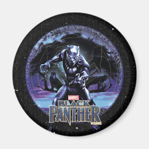 Black Panther   Black Panthers In Wawa Tree Magnet