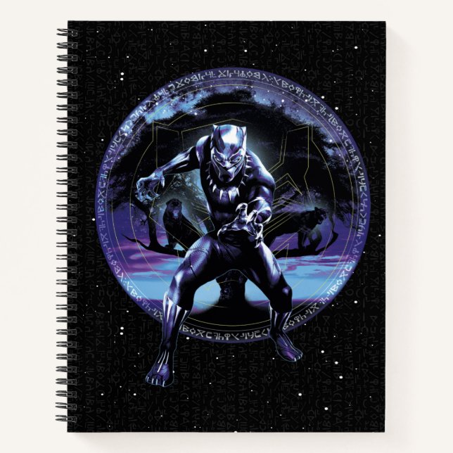 Black Panther | Black Panthers In Wawa Tree Notebook (Front)