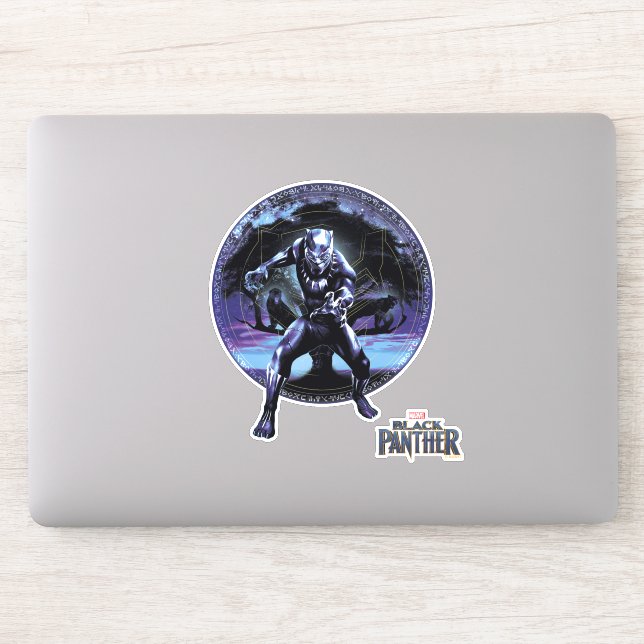 Black Panther | Black Panthers In Wawa Tree Sticker (Computer)