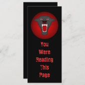 Black Panther Bookmark Template (Front/Back)