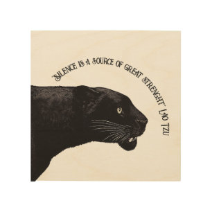 Black Panther by Toshi Yoshida Wood Wall Art