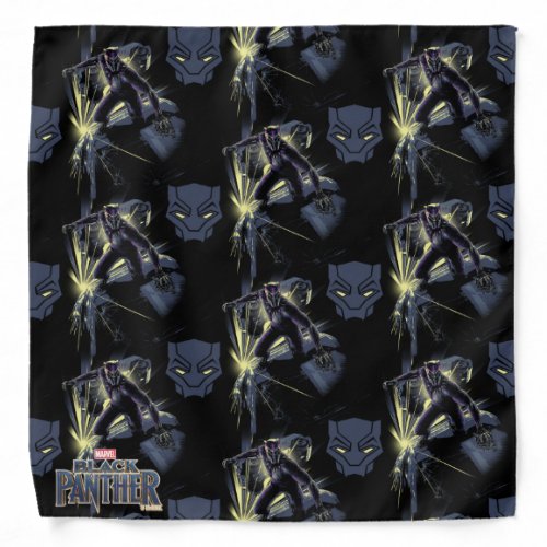 Black Panther  Car Chase Graphic Bandana