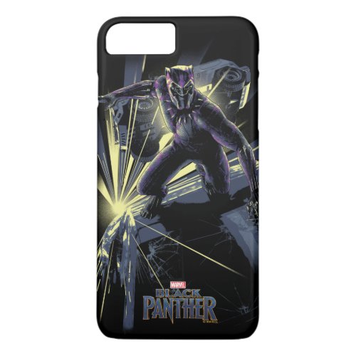 Black Panther  Car Chase Graphic iPhone 8 Plus7 Plus Case