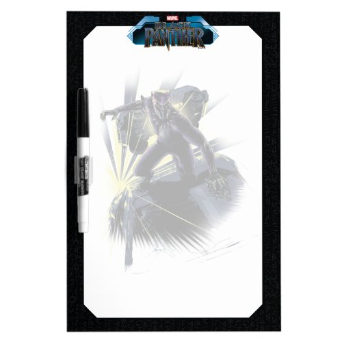 Black Panther  Car Chase Graphic Dry Erase Board