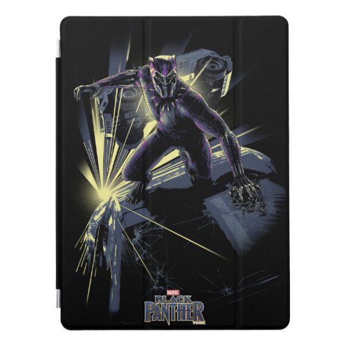Black Panther  Car Chase Graphic iPad Pro Cover