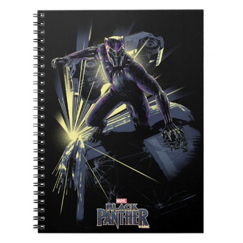Black Panther  Car Chase Graphic Notebook