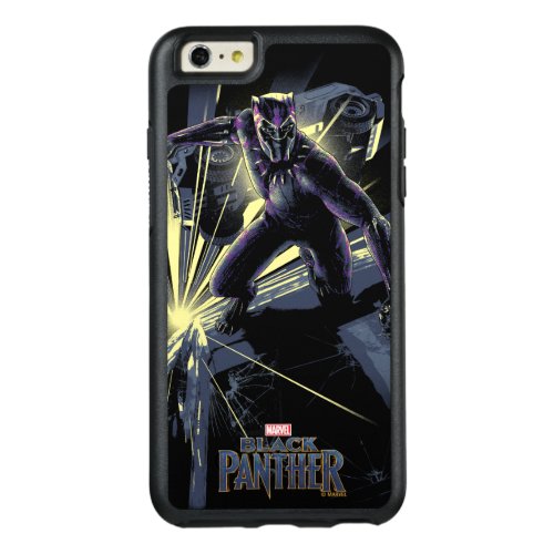 Black Panther  Car Chase Graphic OtterBox iPhone 66s Plus Case