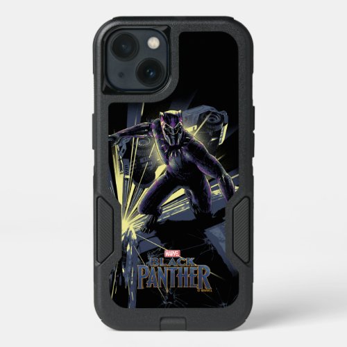 Black Panther  Car Chase Graphic iPhone 13 Case