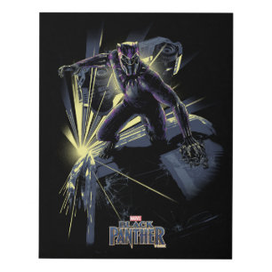 Black Panther   Car Chase Graphic Panel Wall Art