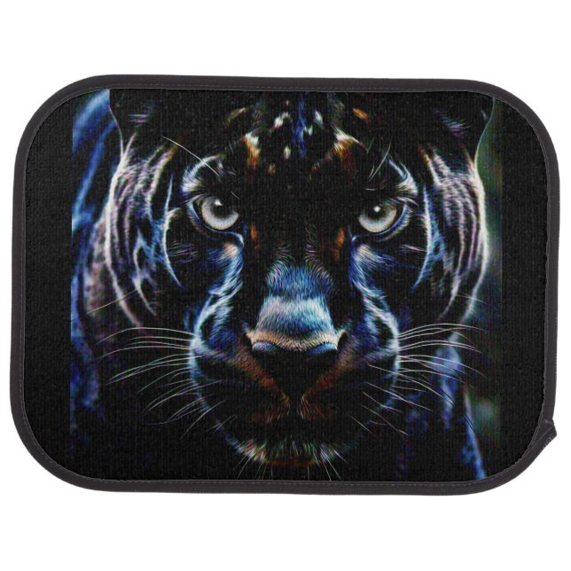 Black Panther Car Floor Mat (Rear)