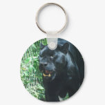 Black Panther Cat  Keychain