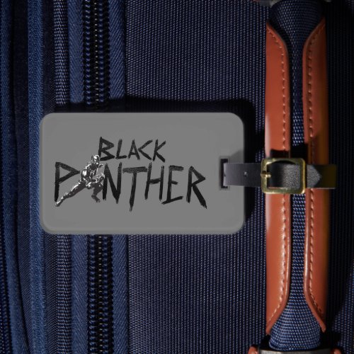 Black Panther Character Art Name Luggage Tag