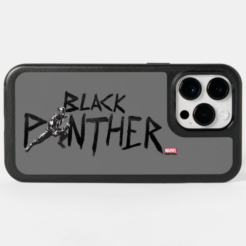 Black Panther Character Art Name OtterBox iPhone 14 Pro Max Case
