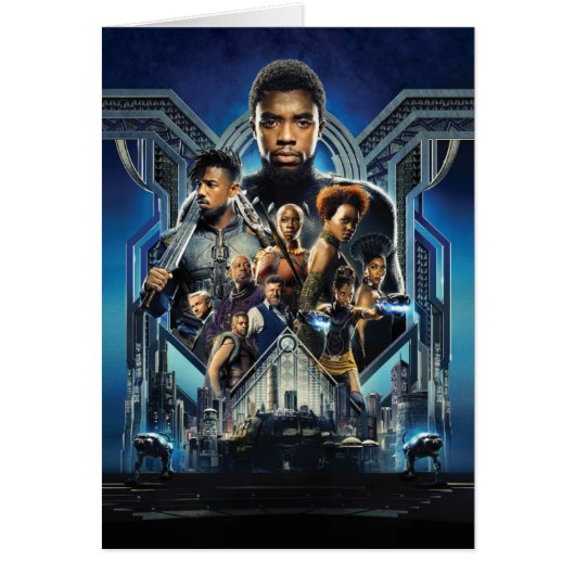 Black Panther | Characters Over Wakanda (Front)