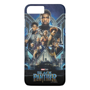 Black Panther Characters Over Wakanda iPhone 8 Plus/7 Plus Case
