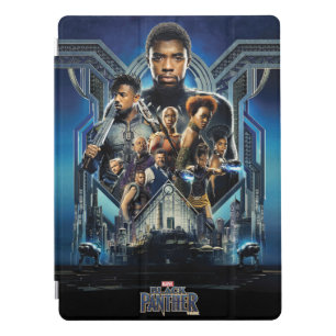 Black Panther   Characters Over Wakanda iPad Pro Cover